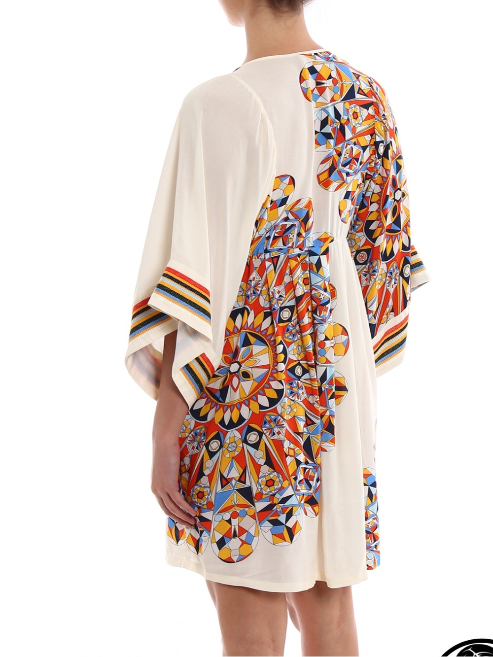 NWT Tory Burch $348 New Kaleidoscope Beach Tunic XL - Picture 3 of 12